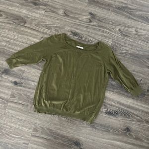 Old Navy Army Green Crewneck Sweater